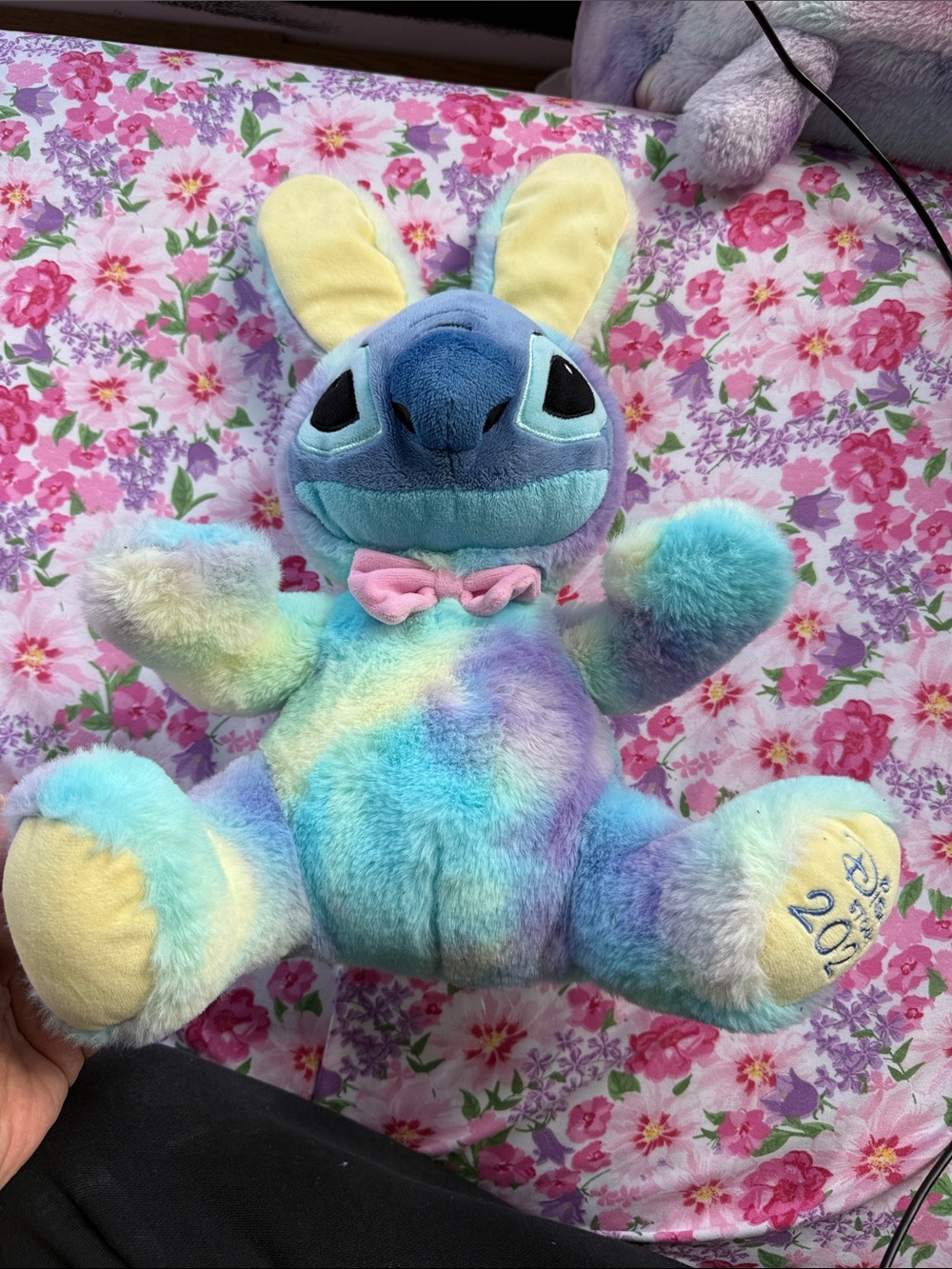 Disney Pastel Multicolor Stitch Plush - Blue, Purple, Yellow Disney store 2020